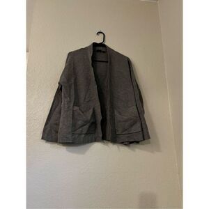 Devotion by Cyrus Sweater Cardigan Grey  Open Front Sz s NEW NWT